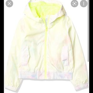 JouJou girls windbreaker Jacket tie dye size M